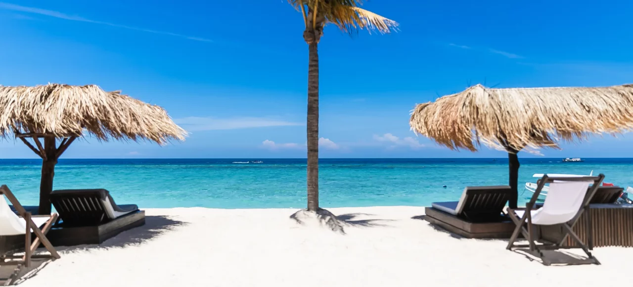 luxury Gili Island Beach at Gili Meno Island