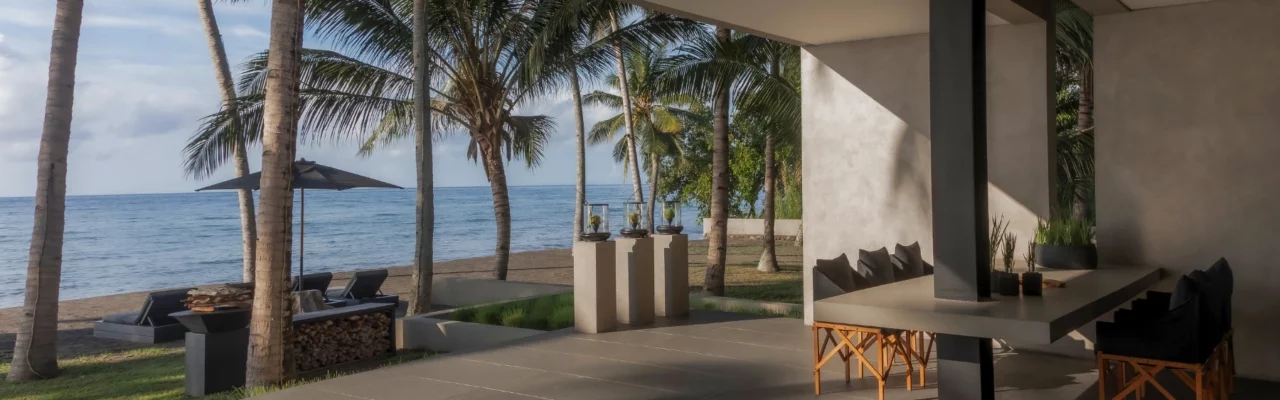 Beach Villa in Lombok with great ocean view